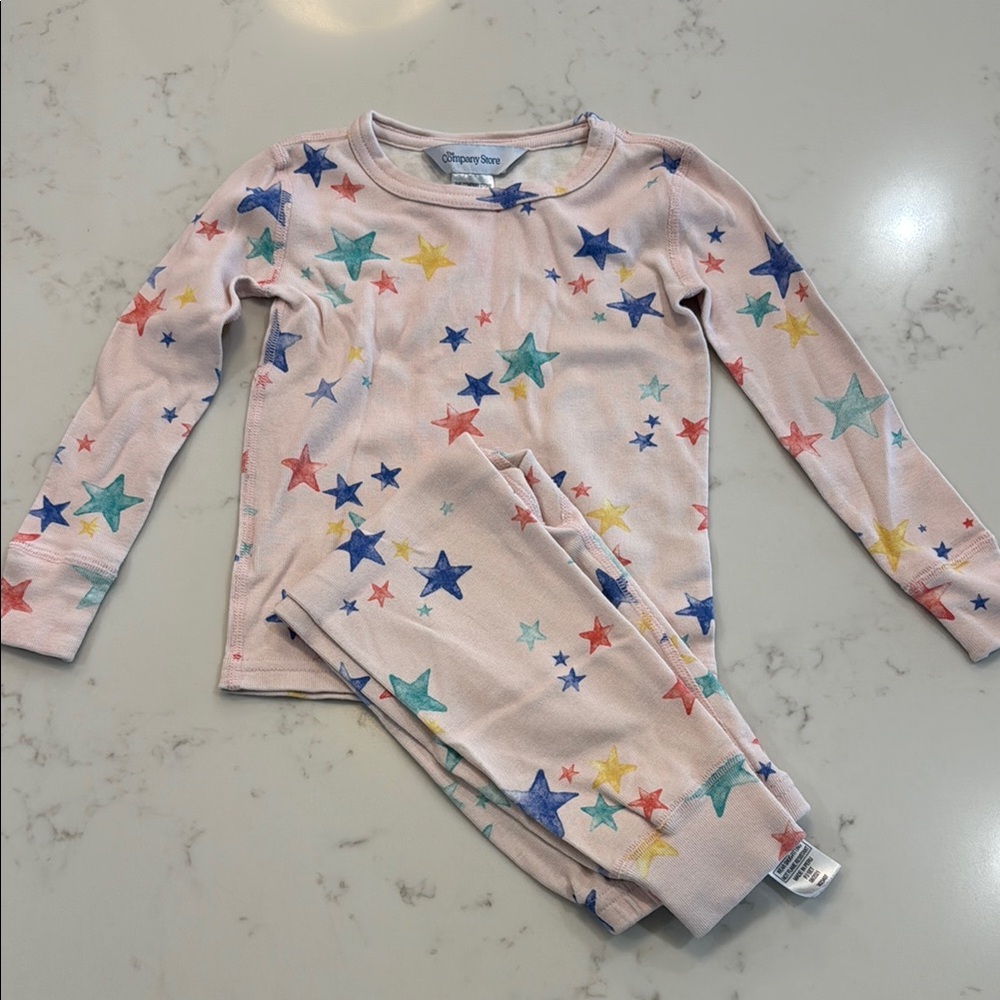 Colorful Star Print Pajama Set